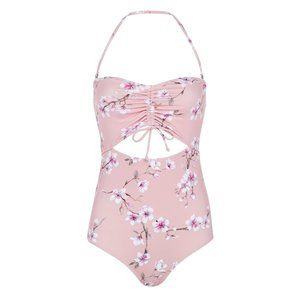 Cherry Blossom Keyhole One Piece